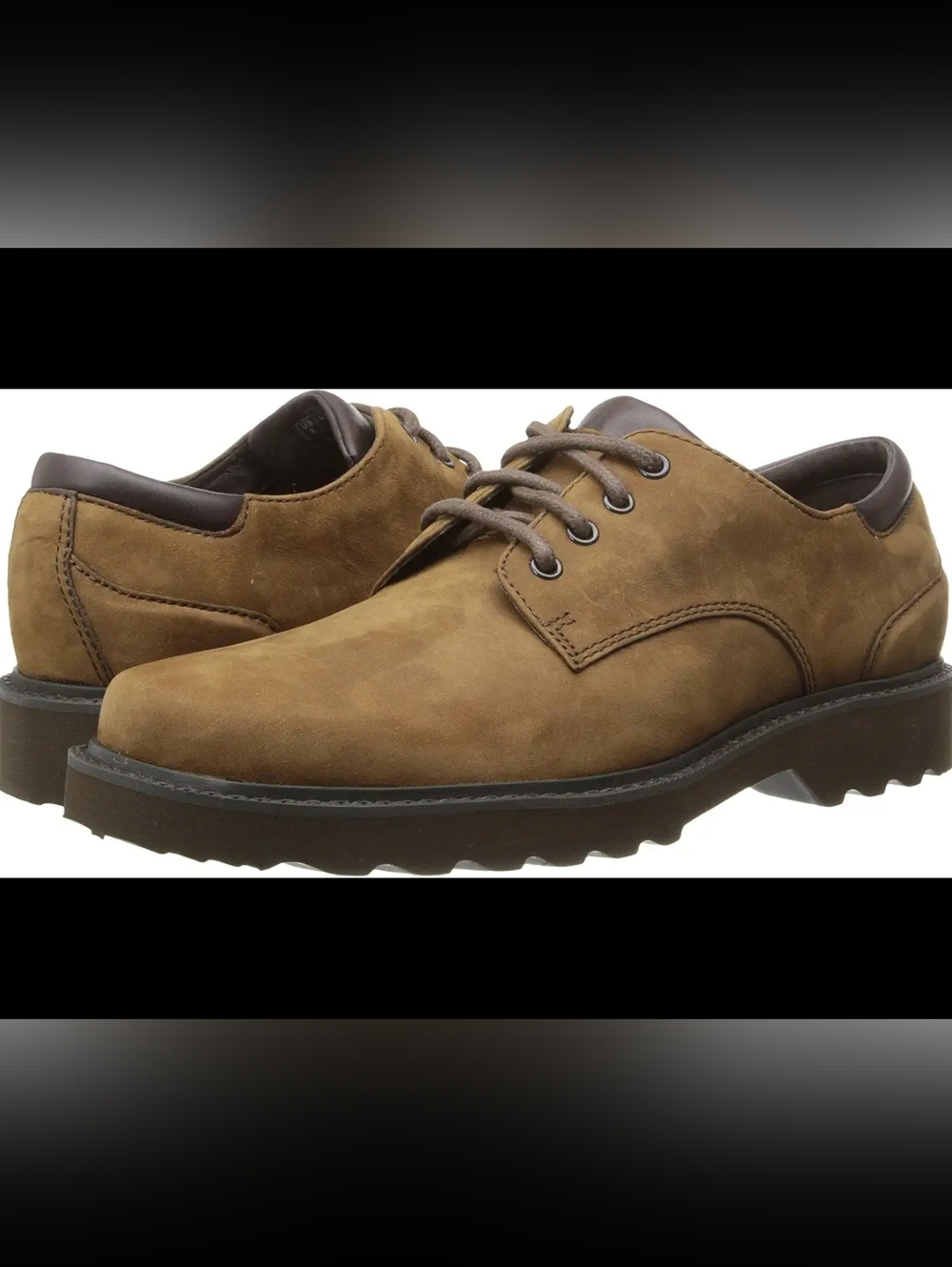 Rockport Mens Mans Main Route Northfield Waterproof Lace-Up Oxford Shoes, size 8